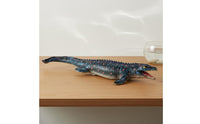 Soft Rubber Mosasaurus Toy Sturdy Marine Creature Figure Hand Painted for Play