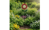 Outdoor Solar Garden Stake Lights Decorative Solar Flower Lights Energy-Efficient Garden Stake with Solar Flower Easy to Install for Patio