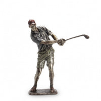 Resin Golfer Sculpture Tabletop Golf Statue Desktop Golf Figurine Decorative for Golfers, Collectors, Office, Living Room, Study, Shelf