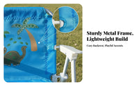 Metal Frame Dinosaur Folding Chair Foldable Children's Folding Chair