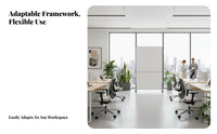 Movable Rolling Panel Divider Light-light-blockinging Folding Panel Divider on casters Nontransparent divider Screen Freestanding for Facility Managers, Business Owners, Warehouse, accessibleplanconcept areas, Conference Room, Studio Apartment