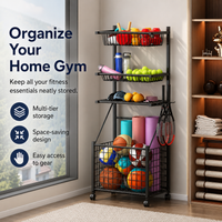 sports equipment storage rack
