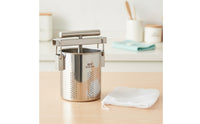Detachable Manual Food Press Multi-Functional Stainless Steel Food Press Rust-Resistant Manual Vegetable Press Dishwasher Safe for Home Cooks