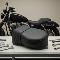 Motorcycle Passenger Seat with Mounting Tab Comfortable Rear Passenger Cushion Seat Smooth for Motorcyclists