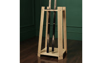Billiard Cue Rack Wooden Pool Cue Holder Upright Organizer for Game Room
