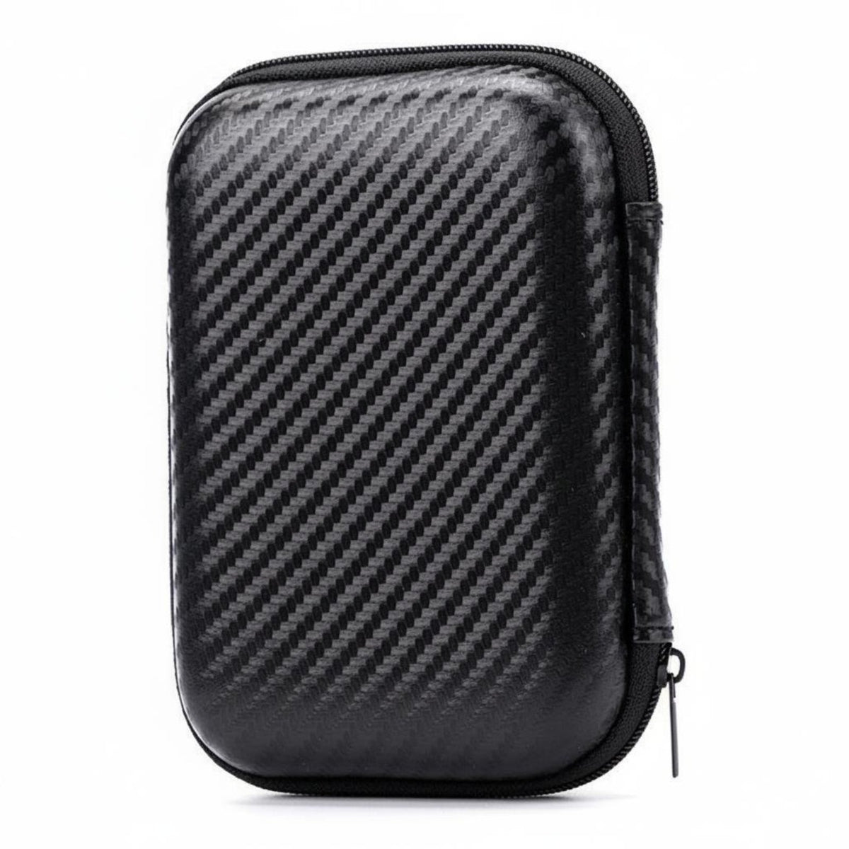 2.5 Inch Data Storage Pouch Case Zipper Closure Earphone Storage Shockproof Container-Resistant Small Electronics Organizer for Commuters