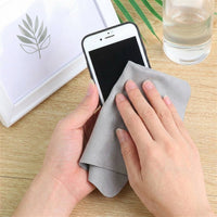 Nanoscale Microfiber Cleaning Cloth and Screen Wipes, 40x40cm Microfibre Cleaning Cloth, Lint Performance for Eyeglasses, Phone Screens and Monitors