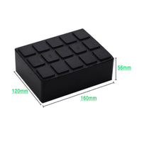 Scissor Lift Pad Non-Slip Surface Lift Cushion Wear Resistant Vehicle Support for Auto Repair Shop
