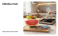 3 Pieces Fruit Baller Ladle Set Multifunctional Fruit Spoon and Divider Set Water Fruit Spoon Tool Stainless Steel for Cafes