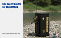 Fishing Gear Backpack, Rod Holder, Sea Fishing, Large Capacity, Double Shoulder, Multi-Function