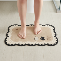 Diatomaceous Earth Bath Mat for Bathroom, Kitchen, Toilet, and Entryway - Super Absorbent and Non-Slip