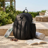 Quilted Backpack with Shoe Compartment Compact Pickleball Backpack Lightweight Pickleball Bag Portable for Gym