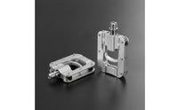 Folding Bike Pedals CNC-Machined Folding Cycle Pedals Anti-Slip Smooth-Rotation for Cyclists, Daily Commuting
