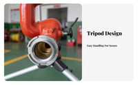 Heavy Duty Piercing Fire Nozzle High Temperature Resistant Angled Fire Nozzle Demolition Water for Firefighters, Industrial Workers, Property Managers, Emergency Reaction, Agricultural Irrigation