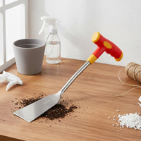 Rust Resistant Wild Vegetable Digging Shovel Single-Piece-Piece Forged Stainless Steel Garden Shovel Long-Lasting Garden Hand Trowel Portable for Gardeners, Beachcombing