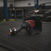 Cold Air Intake with Heat Shield High-Induction Intake Kit with Heat Shield Direct-Fit for Car Enthusiasts, Engine Bay