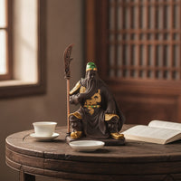 Guan Yu Figurine Traditional Warrior Figurine Decorative for Desk