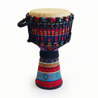 Hand Drum with Carrying Bag Handcrafted African Drum Padded Bag with Shoulder Straps for Beginners, Students, Music Lessons