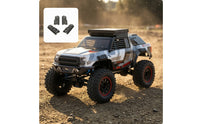 4 Pieces Wheel Well Protector Vented Wheel Arch Protector Guard with Tape Complete Car Part for Scale Builds