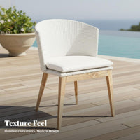 Woven detailing Dining and Lounge Furniture Combo Weather-Resistant Multi-Person Outdoor Table collection Low-Maintenance patio seating set Sturdy Construction for Hotel Owners, property owners, Restaurateurs, Terrace, Backyard, Deck, waterside