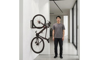 Foldable Wall Bike rack Carbon Steel Wall Mount Bike Holder for Home, Garage