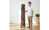 Sturdy Standing Guitar Rack Stable Base Wood Guitar Stand Hardwood Instrument Storage Space Saving for Music Room