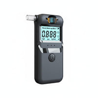 High Precision Breath Alcohol Analyzer Fast Results Digital Alcohol Tester Hygienic Detachable Mouthpiece Testing Device for Drivers