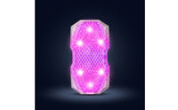 4 Pieces Compact Car Ambient Light Wireless Car Interior Light Bright Under-Dash LED Lights Color-Changing for Trunk