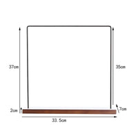 Necklace Display Stand Space Saving Pendant Display Holder Minimalist Design Jewelry Hanging Rack for Dressing Table