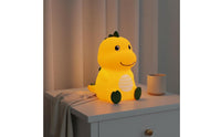 Timer Rechargeable Dinosaur Night Light Cute Design Silicone Dinosaur Lamp Dino Lamp for Children, Bedside, Nursery