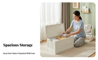 Large Capacity Wheeled Storage Tote Thickened Design Organizer Box Multi-Purpose sturdyDuty for Garage Organizers, Homeowners, Bedroom, Kids' Room, Closet, Moving