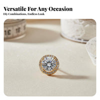 Clothing Fastener Shank Style Quick Sew Elegant Glimmer for Coats
