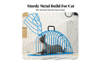 Cat Bathing Cage Multi-Functional Cat Blow Dehydrating Cage Portable with Handle Pet Carrier for Travel, Pet Health Professional Visits