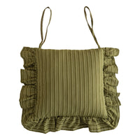 Chair Cushion with Ties Decorative Ruffled Chair Cushion Classic