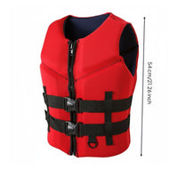 Soft Foam Life Vest Zip Front Buoyancy Vest Quick Release Buckles for Boating