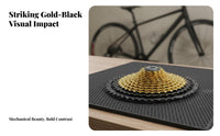 Mountain Bike Cassette Gold Plated All-Terrain Bike Speed Cassette Cycle Flywheel Lightweight Drivetrain Part Effortless