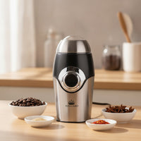 Compact Coffee and Herb Grinder Multi-Function Electric Coffee Grinder Stainless Steel Dry for Kitchen, Home