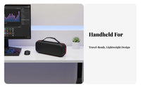 Portable EVA Audio Transmitter Case Carrying Case Shockproof Audio Transmitter Case Storage Case Sturdy Design for Singers, Public Speakers