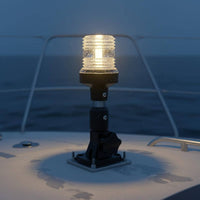 Illuminating Anchor Lamp 12V Boat Marker Lamp All Round Boat Lamp USCG Compliant 180° Adjustable