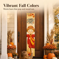 Thanksgiving Fall Harvest Porch Sign Banner Set for Holiday Party Decoration