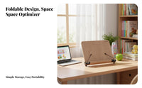 Foldable Adjustable perusing Easel Ergonomic Design Adjustable Book Easel Space Saving Laptop Riser Multi-Functional for Children, Students, Office Workers, School, Library, Home, Kitchen