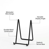 Photo Frame Holder for Desk, Stable Picture Frame Holder Easel, Hold Photographs Plate Holder, Picture Frame Holder Bracket