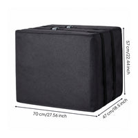 Window Cooling Appliance Cover with Adjustable Straps Zippered Window Air Conditioner Insulation Cover Heavy-Duty for Winter Storage