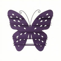 Butterfly Wall Shelf Openwork Butterfly Storage Rack Cute Display Shelf with Metal Frame for Bedroom