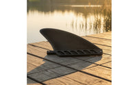 Curved Surfboard Fin with Screw Compact Replacement SUP Fin Portable Thumb Screw Waterproof for Surfing