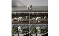 Knot Sculpture Minimalist Abstract Sculpture Art of Imperfection Piece for Entryway Table, Office Desk