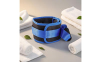 Black and Blue Leg Lifting Strap Mesh-Like Thigh Support Strap Woven Leg Lift Loop Breathable
