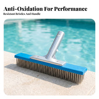 Swimming Pool Brush Pool Cleaning Brush Screw Mount Deep Clean