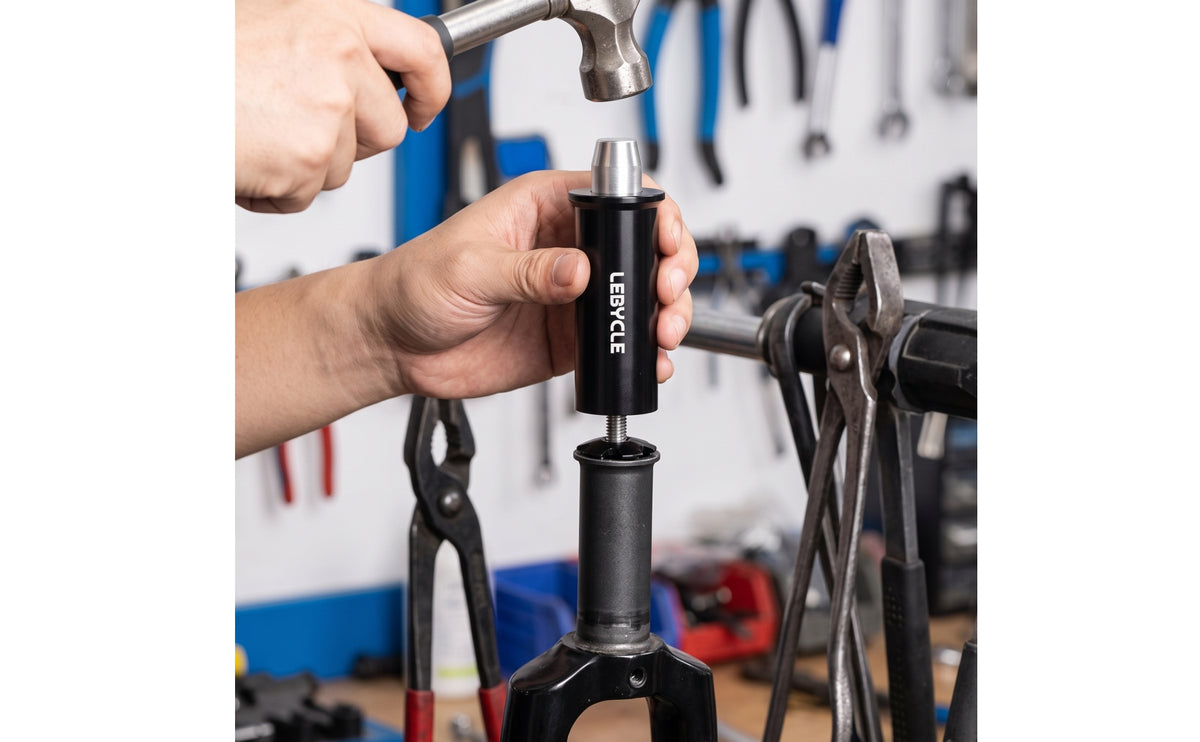 Depth-Controlled Star Nut Installation Tool Heavy-Duty Star Nut Setting Tool Compact Compatible for Workshop