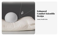 Hotel Quality Cervical Neck Pillow Soft & Comfortable Side Sleeper Pillow Breathable for Adults, Back Sleepers, Bedroom, Night Rest, Home